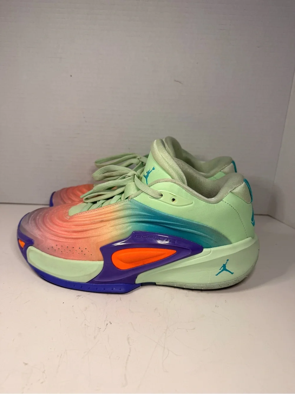 Nike Air Jordan Luka 3 Blurred Vision Vapor Green Basketball Shoes Size 7.5